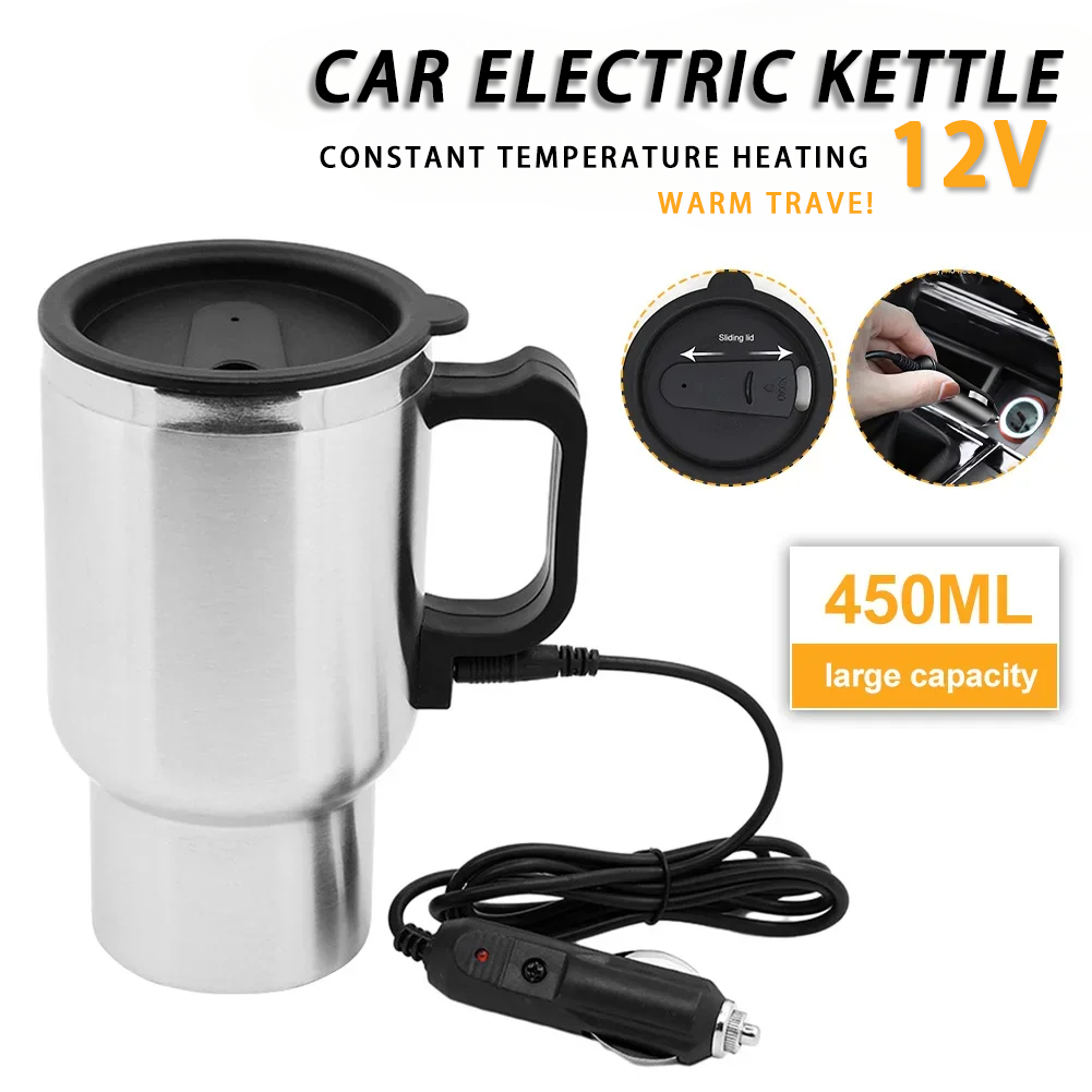 Camping Cooking Electric - Ketel pemanas mobil elektrik, ketel Stainless