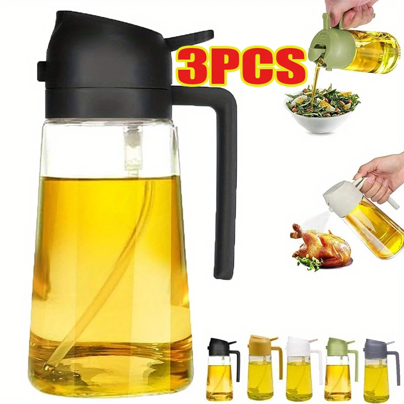 Camping Cooking Roll - Botol Semprot Minyak 2-in-1 Plastik untuk