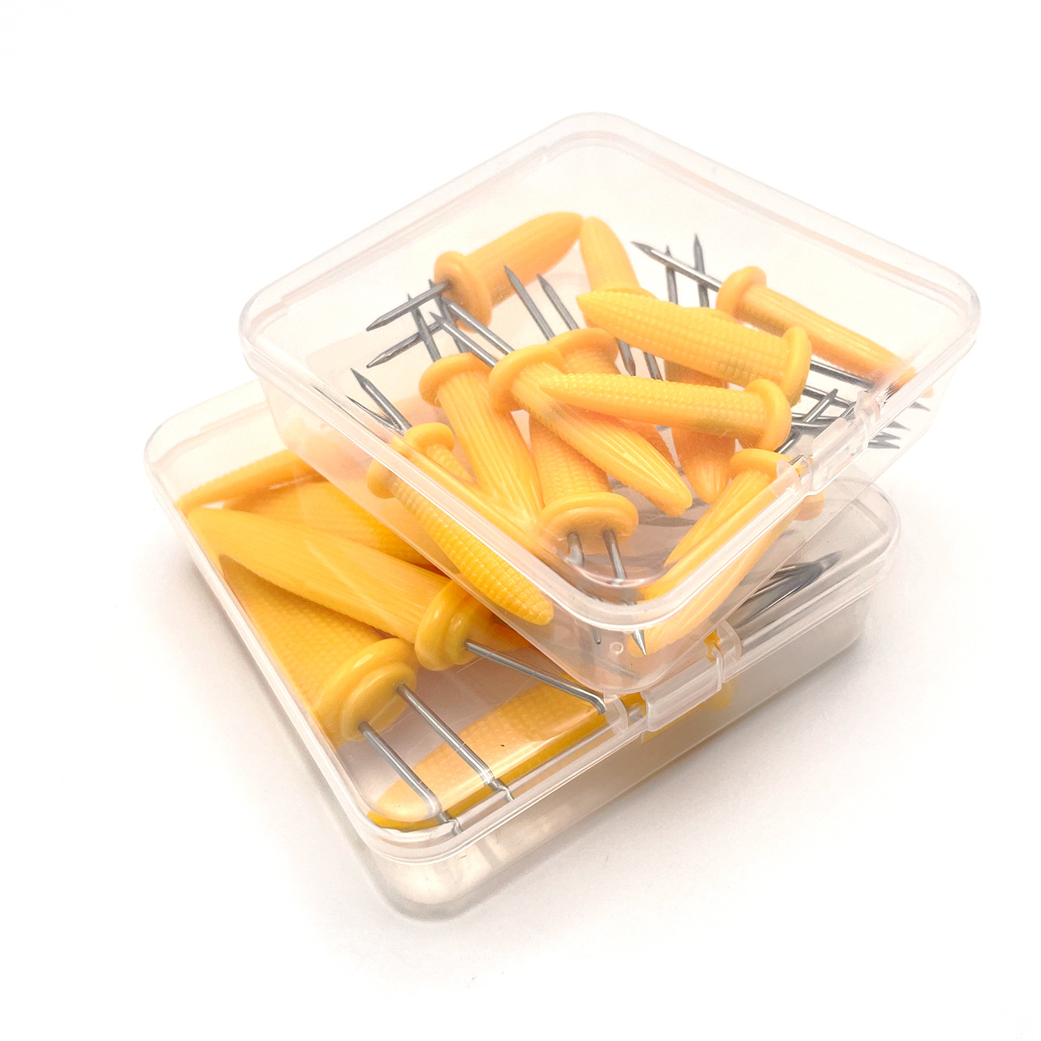 Camping Cooking Container - Pemegang jagung Stainless Steel, alat masak