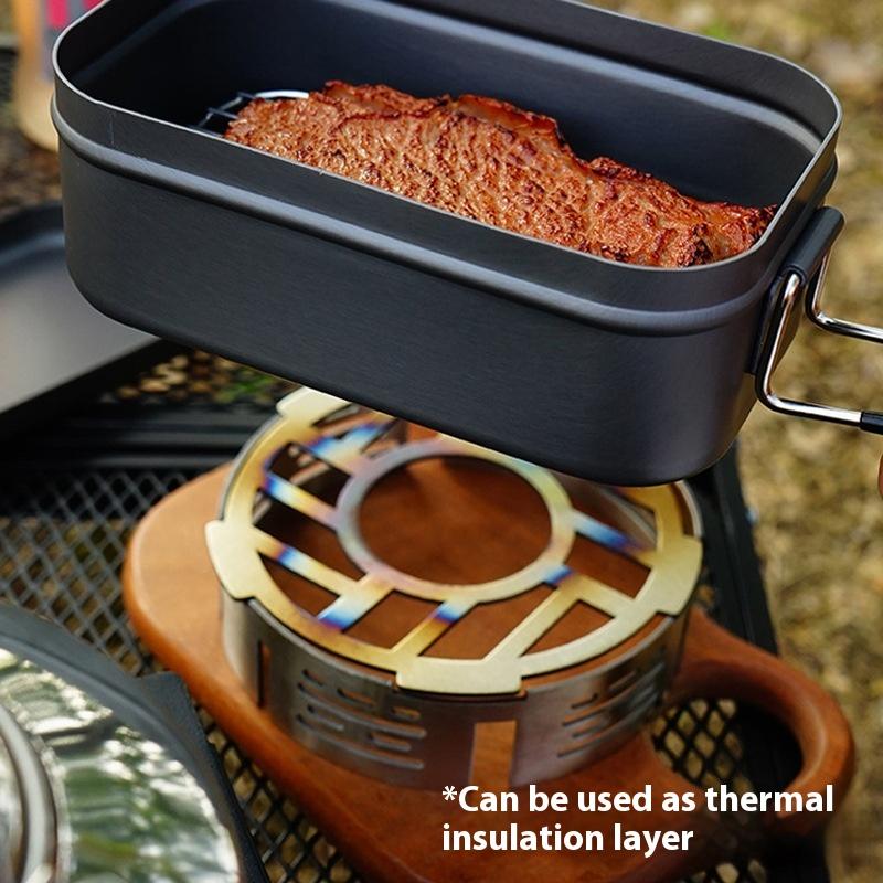 Camping Cooking Ring - Kompor Luar Ruangan Pelindung Angin Kompor