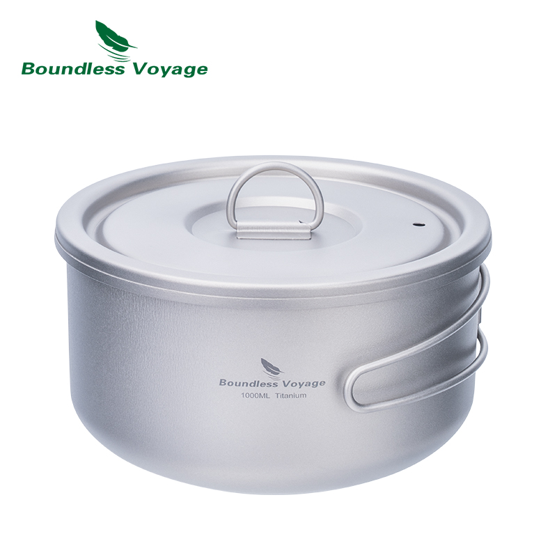 Camping Cooking Container - Ketel Kemah bahan Titanium tanpa batas