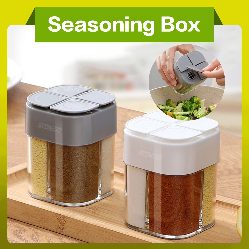 Camping Cooking Container - 4 in 1 Wadah Bumbu Plastik