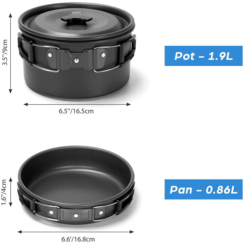 Camping Cooking Knife Set - 1 Set Peralatan Masak Luar Ruangan