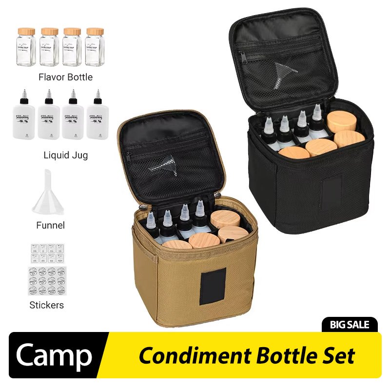 Camping Cooking Oil Bottle - Set Botol Bumbu untuk Berkemah di