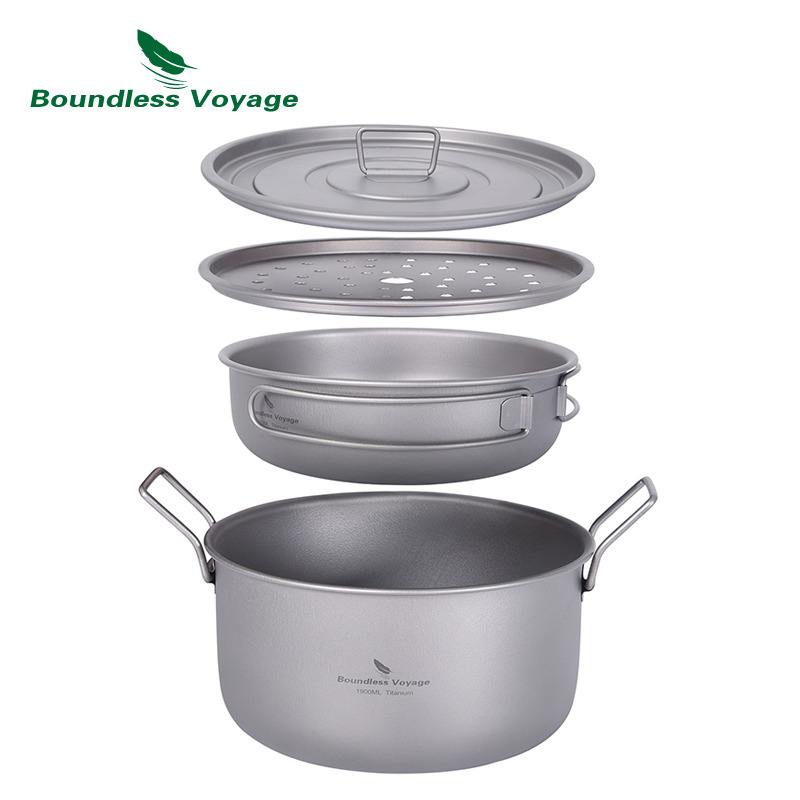 Camping Cooking Roll - Boundless Voyage panci masak berkemah multifungsi