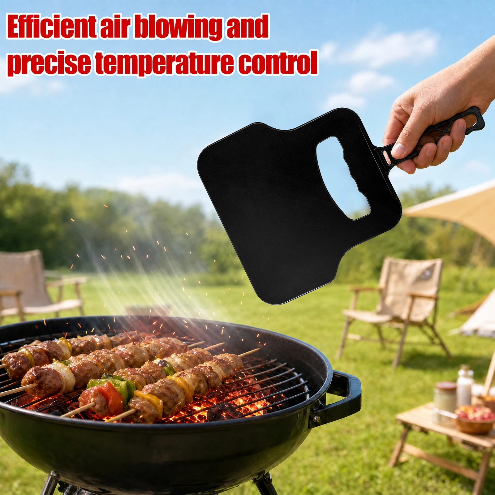 Kipas Tangan Plastik Manual Pe - Camping Cooking Tools ulasan dan harga