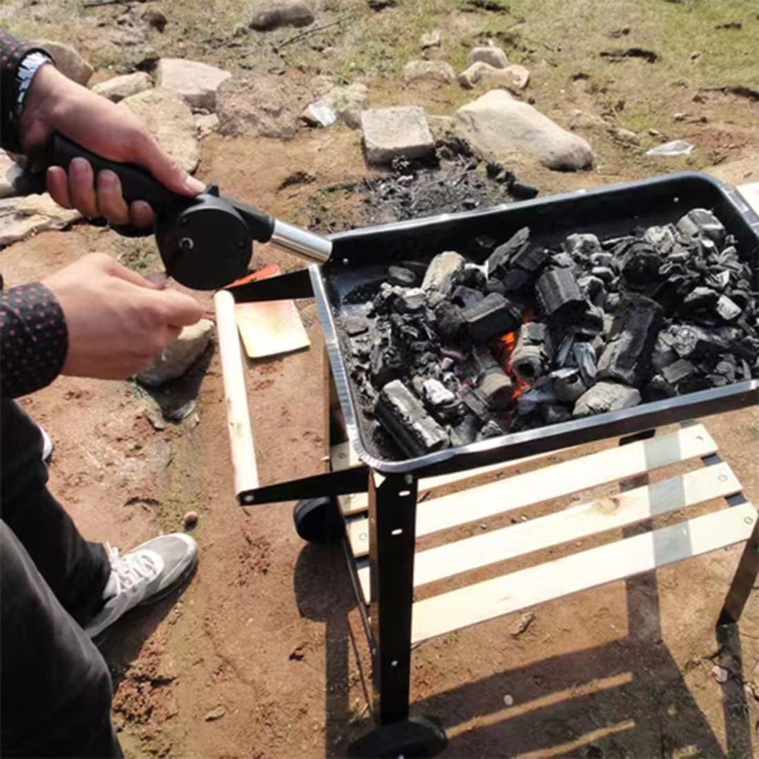 Peniup Barbekyu Memasak di Lua - Camping Cooking Roll ulasan dan harga