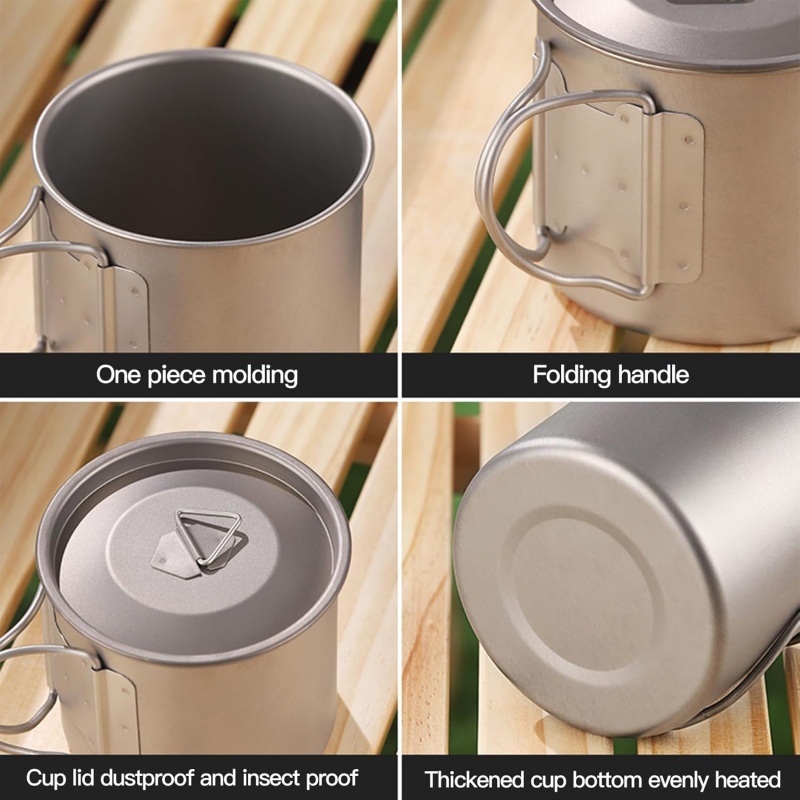 Mug Camping Titanium dengan Pe - Camping Cooking Roll ulasan dan harga