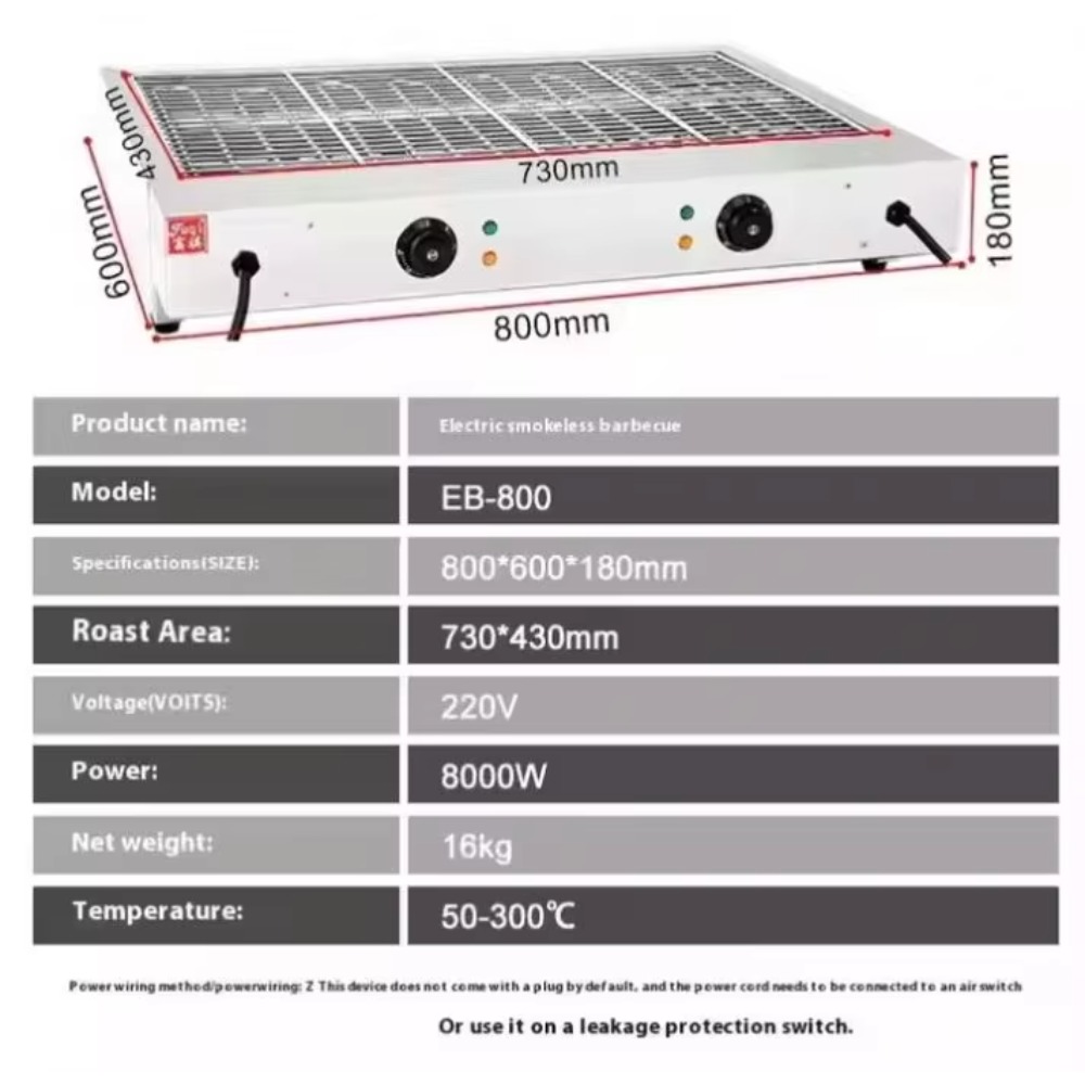 Mesin Camilan Baja Tahan Karat - Camping Cooking Electric ulasan dan harga