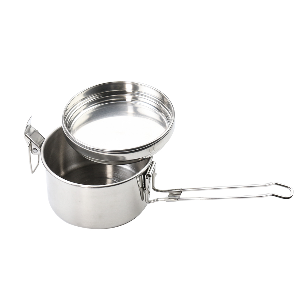 Panci Gantung Baja Tahan Karat - Camping Hanging Cooking Pot ulasan dan harga