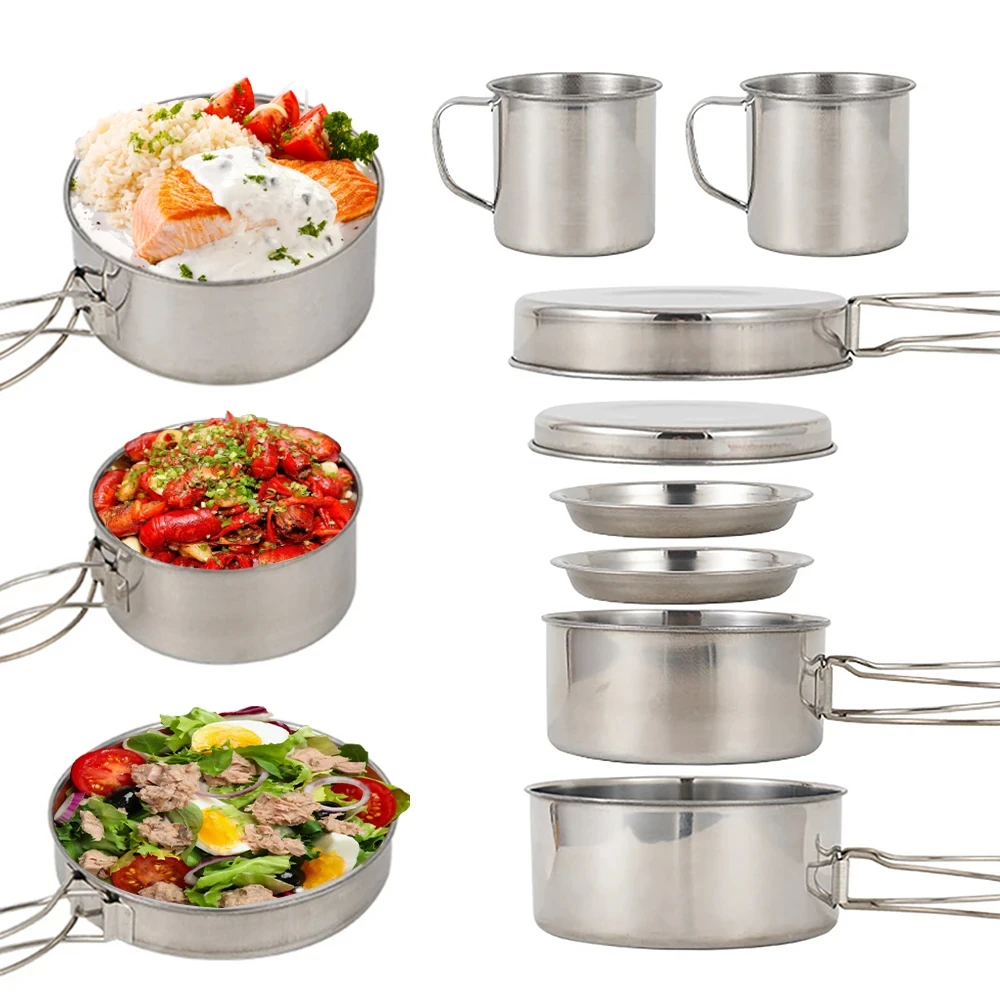 8pcs/Set Peralatan Memasak Cam - Camping Cooking Roll ulasan dan harga