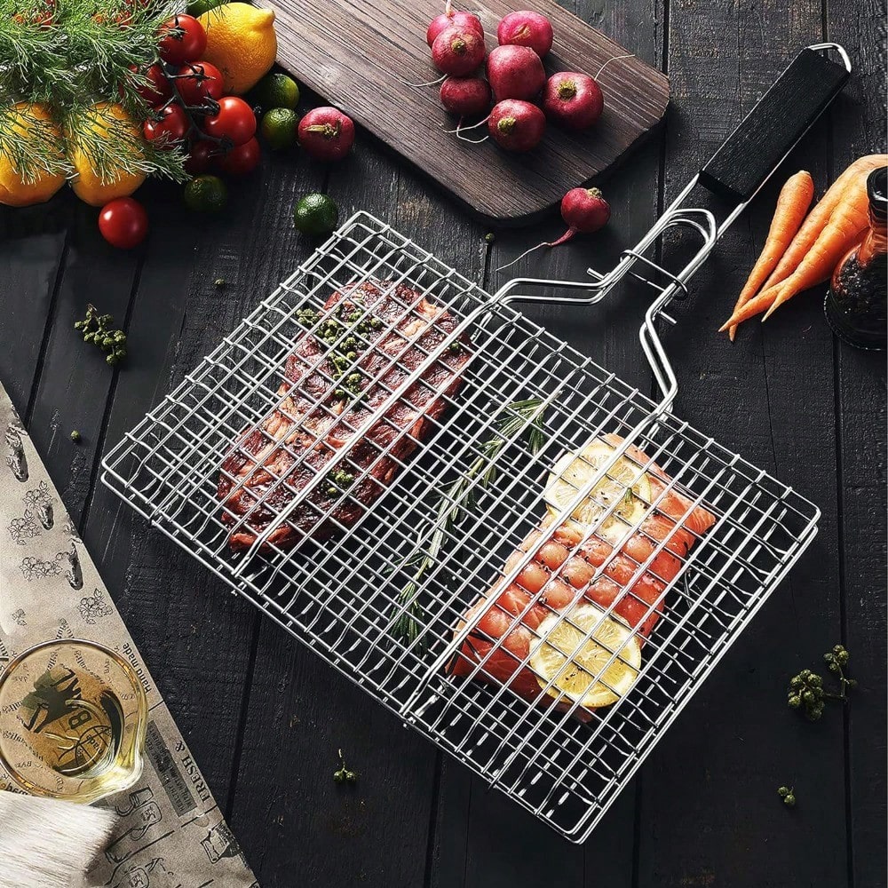 Keranjang Pemanggang Portabel  - Camping Cooking Basket ulasan dan harga