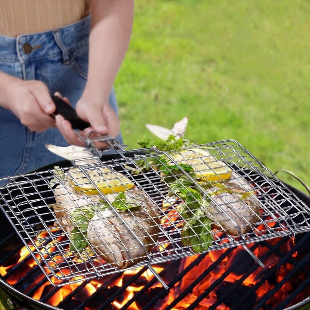 Keranjang Pemanggang Portabel  - Camping Cooking Basket ulasan dan harga