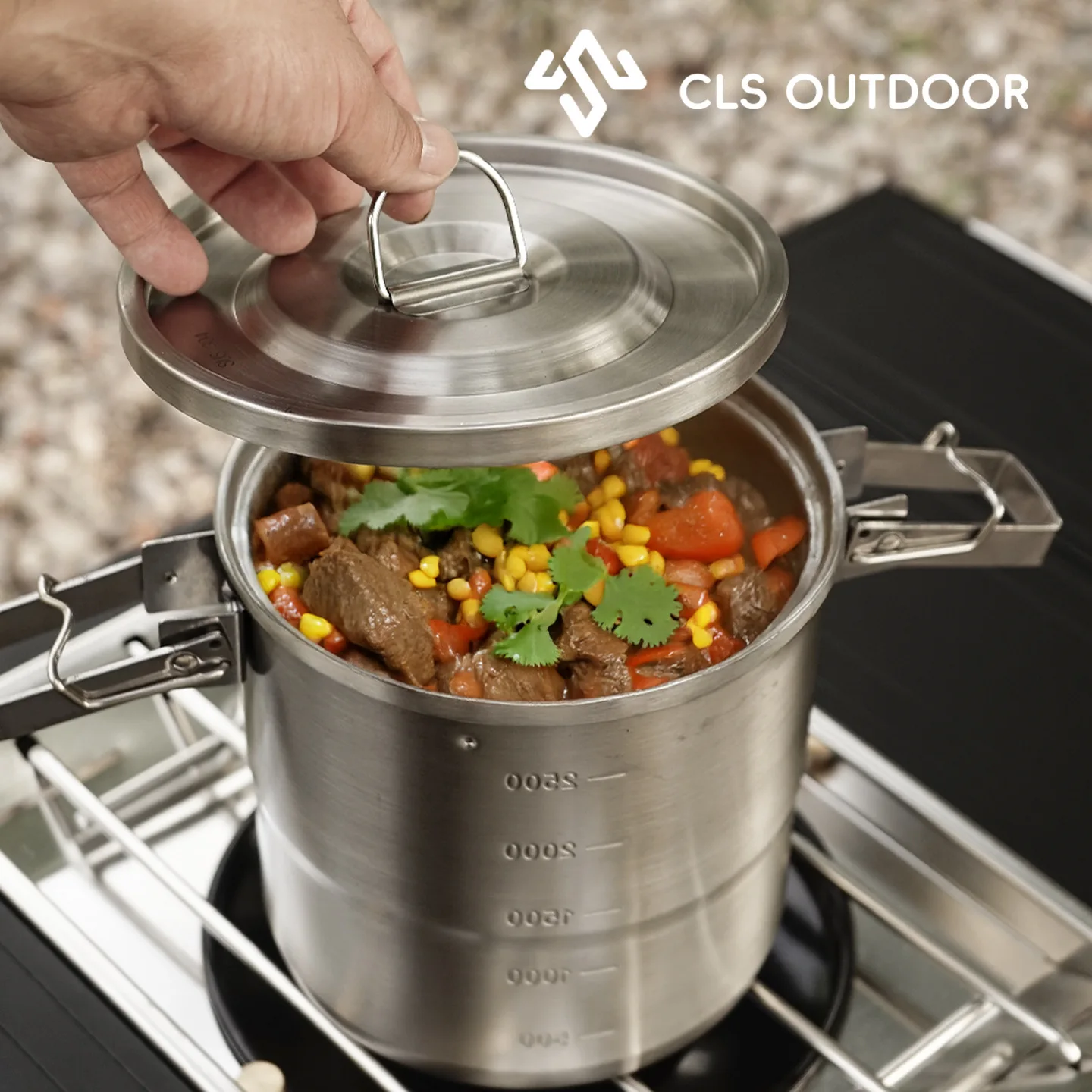 Peralatan Memasak Portabel dar - Camping Hanging Cooking Pot ulasan dan harga