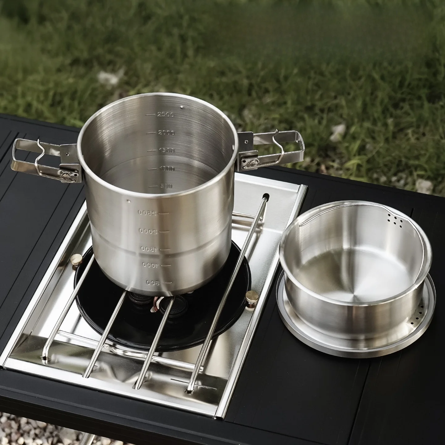 Peralatan Memasak Portabel dar - Camping Hanging Cooking Pot ulasan dan harga