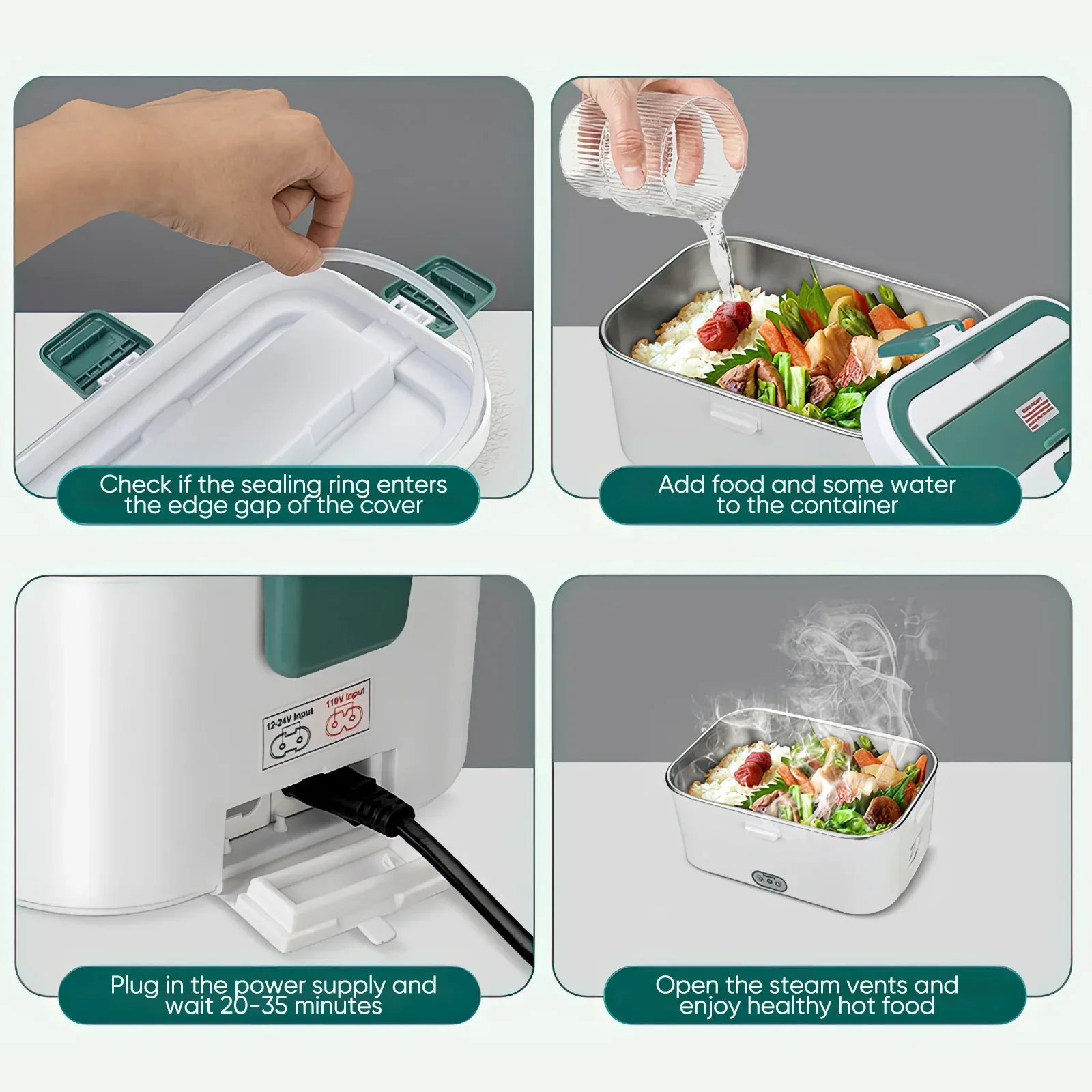 Kotak makan siang listrik, pen - Camping Cooking Electric ulasan dan harga