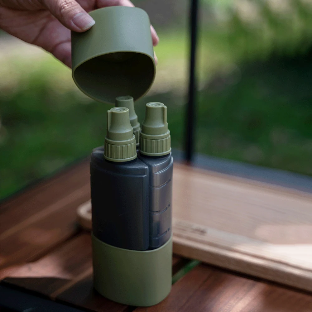 3 In 1 Botol Dispenser Bumbu B - Camping Cooking Roll ulasan dan harga