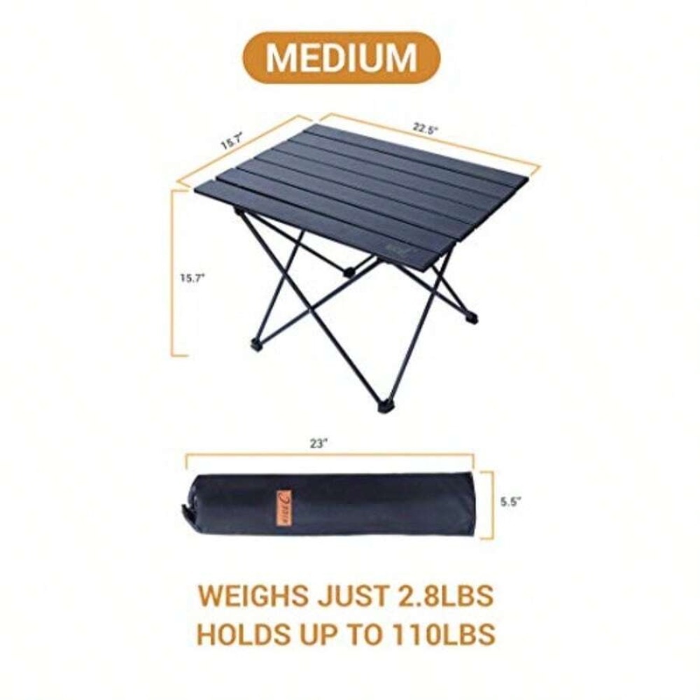 Meja Camping Aluminium Lipat U - Camping Cooking Roll ulasan dan harga