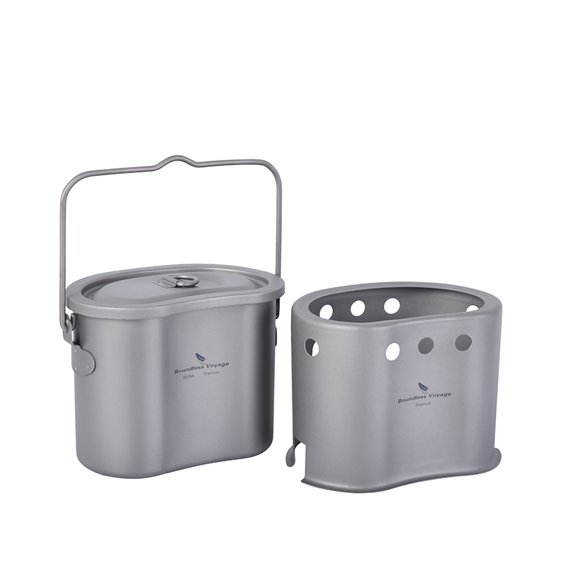 Perangkat masak Titanium Voyag - Camping Hanging Cooking Pot ulasan dan harga