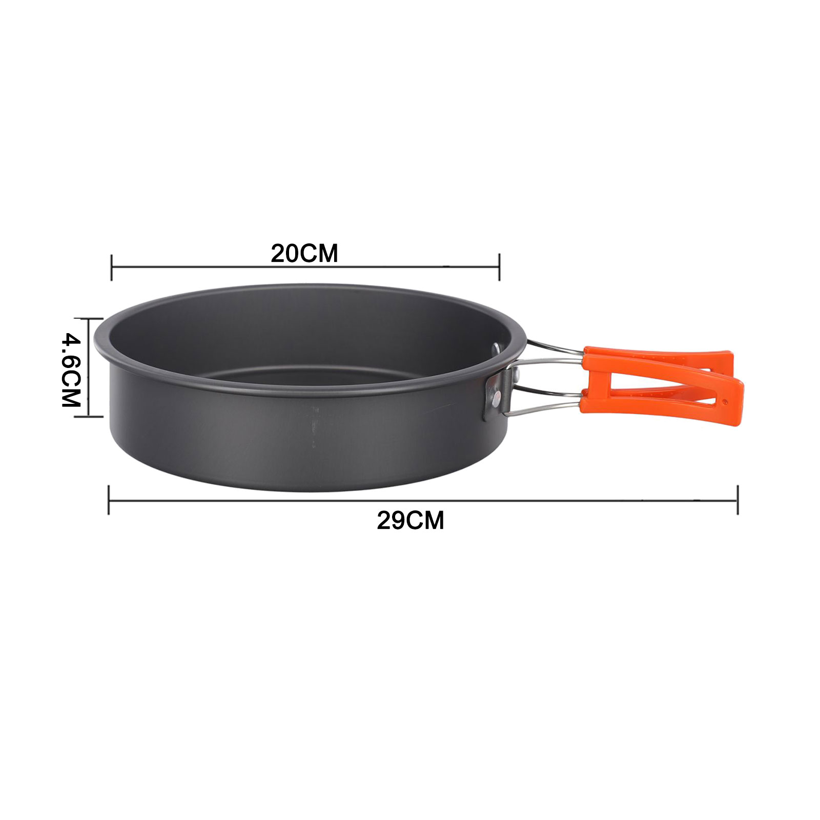 1pc Wajan Penggorengan Alumina - Camping Cooking Ware ulasan dan harga