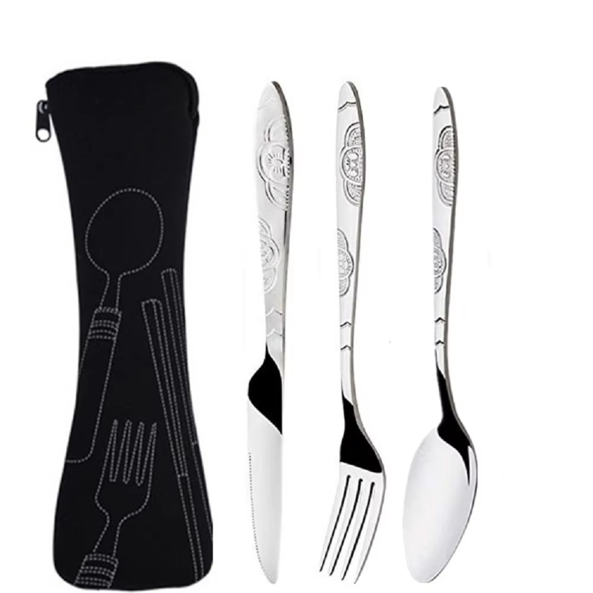 Set Peralatan Makan Piknik Dap - Camping Cooking Knife Set ulasan dan harga