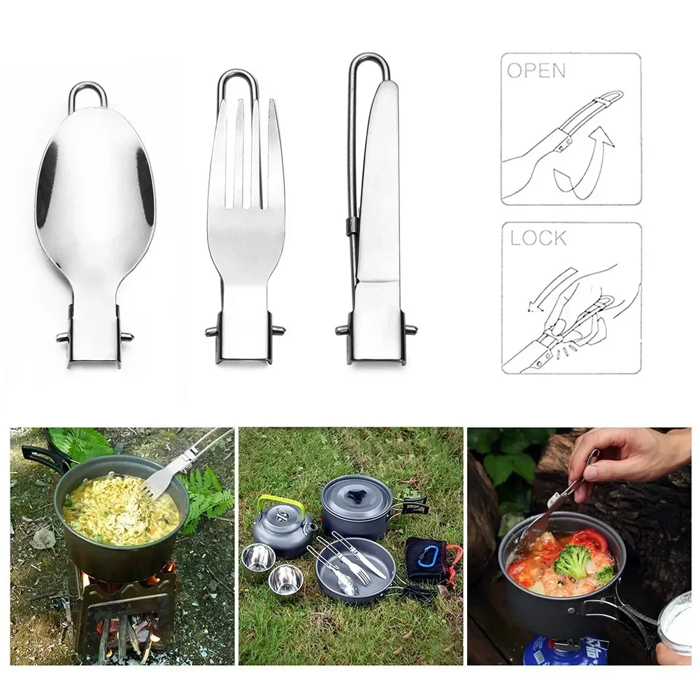 1 Set Peralatan Memasak Piknik - Camping Cooking Knife Set ulasan dan harga