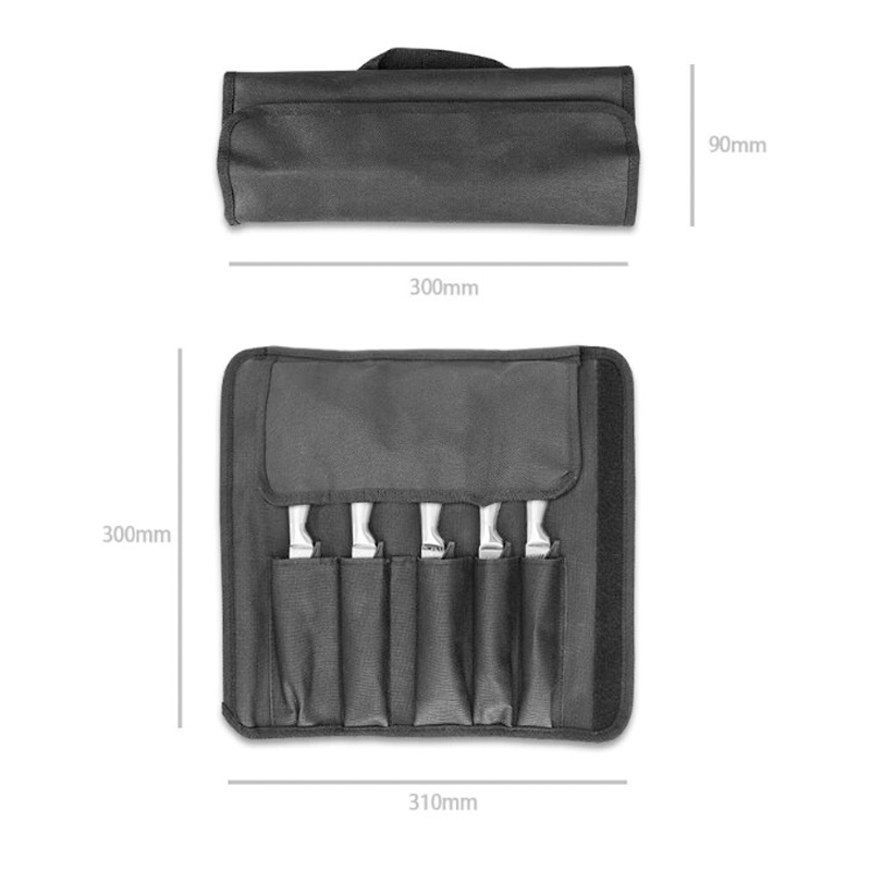Tas Gulung Pisau Kain Oxford M - Camping Cooking Roll ulasan dan harga