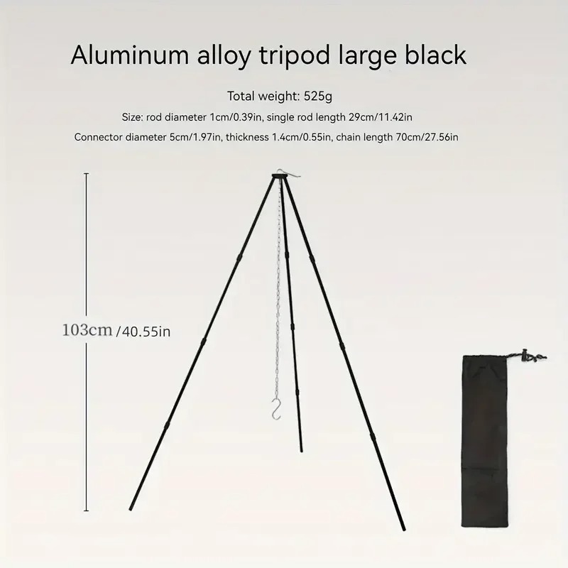 Rak Panci Gantung Tripod BBQ P - Camping Hanging Cooking Pot ulasan dan harga
