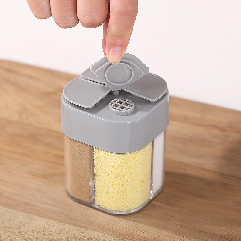 4 in 1 Wadah Bumbu Plastik unt - Camping Cooking Container ulasan dan harga
