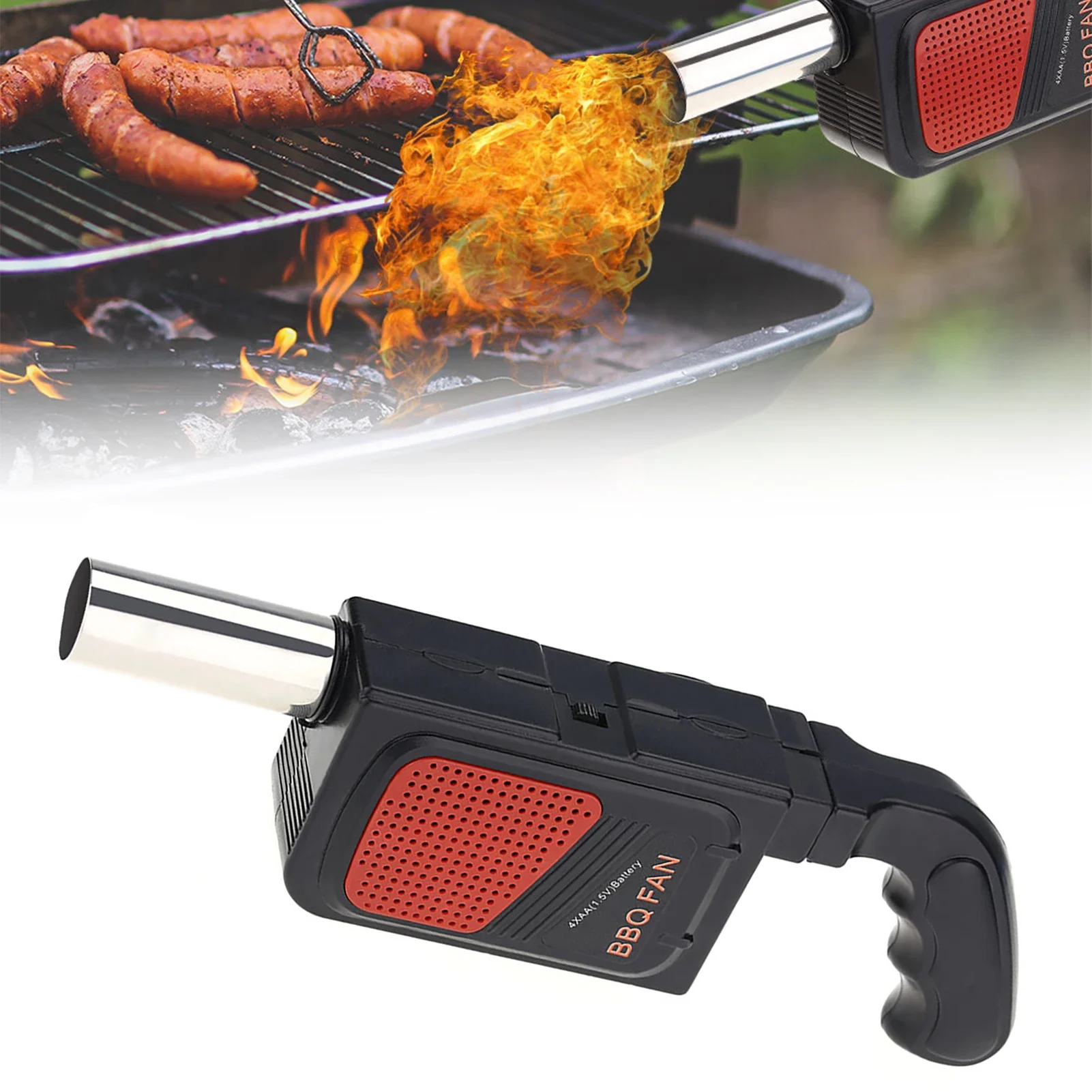 Kipas BBQ Elektrik Genggam Por - Camping Cooking Electric ulasan dan harga