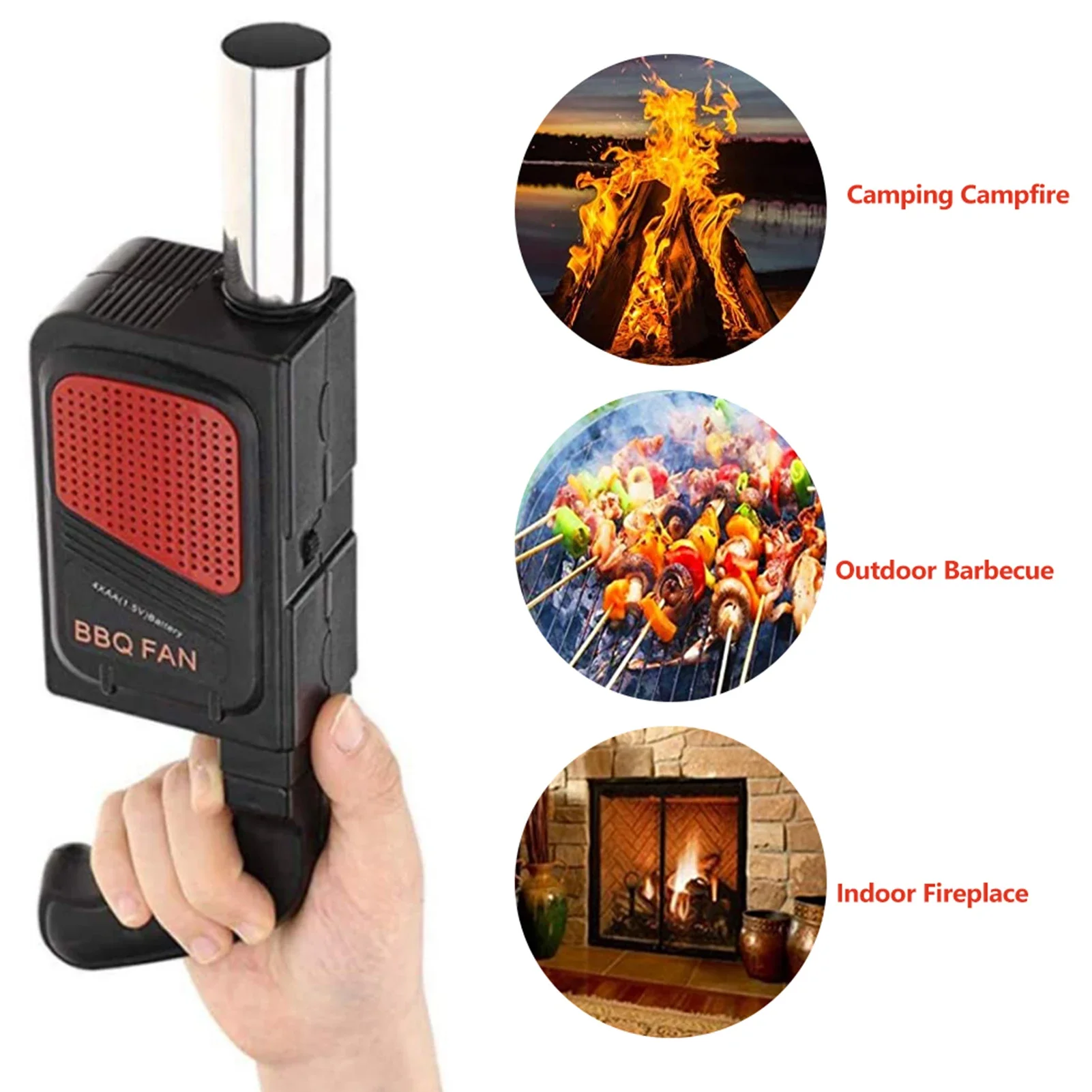 Kipas BBQ Elektrik Genggam Por - Camping Cooking Electric ulasan dan harga