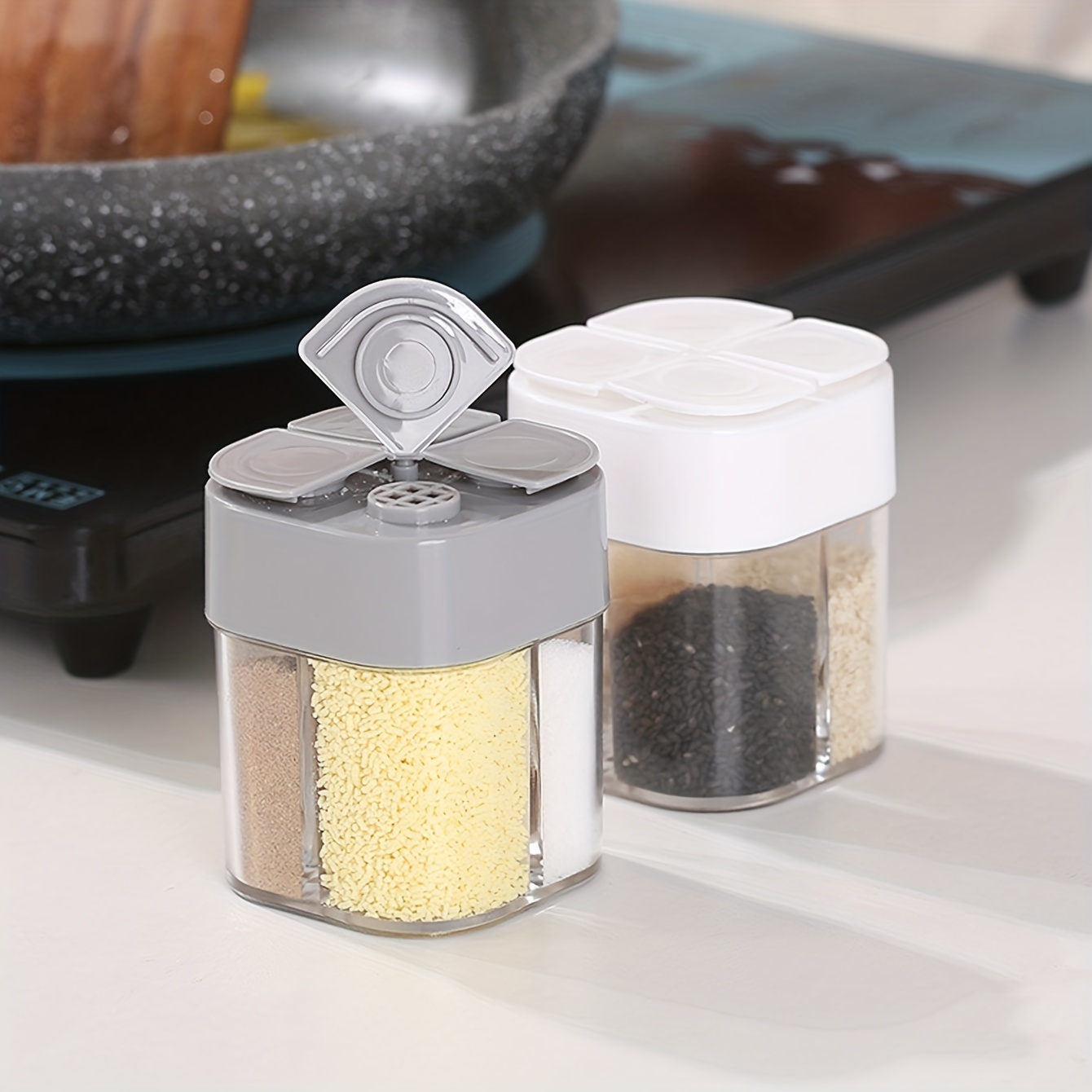 Pengocok bumbu berkemah 4in1,  - Camping Cooking Container ulasan dan harga