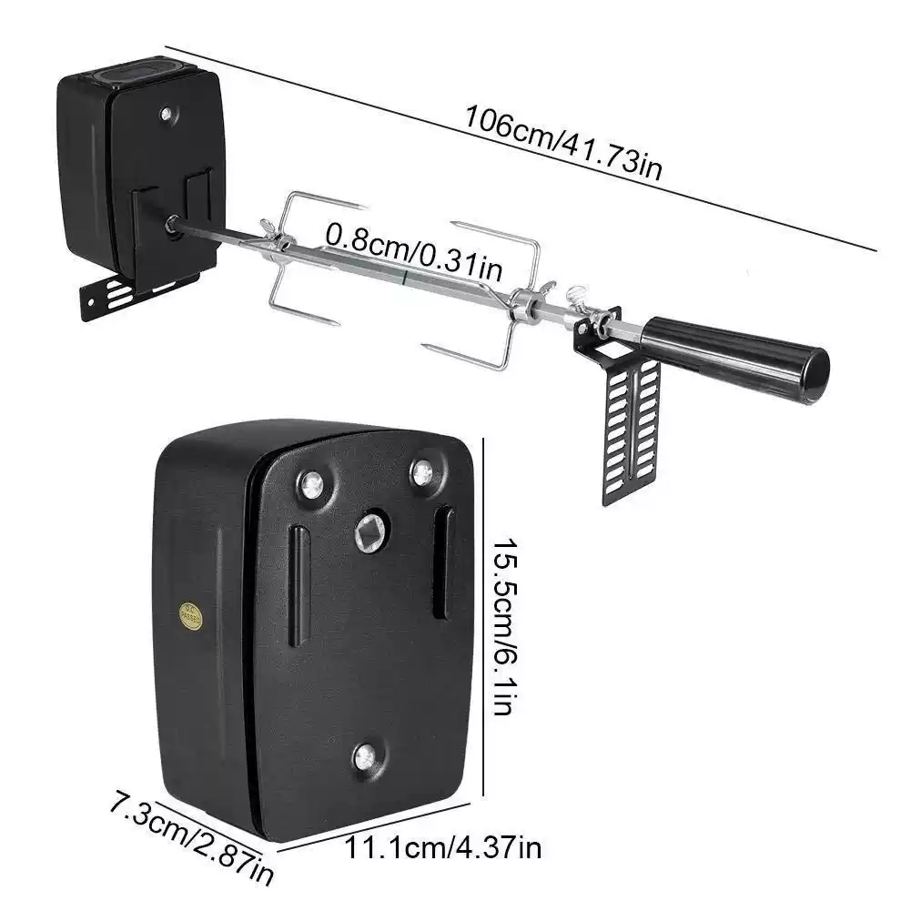Kit Rotisserie BBQ Elektrik Ot - Camping Cooking Electric ulasan dan harga