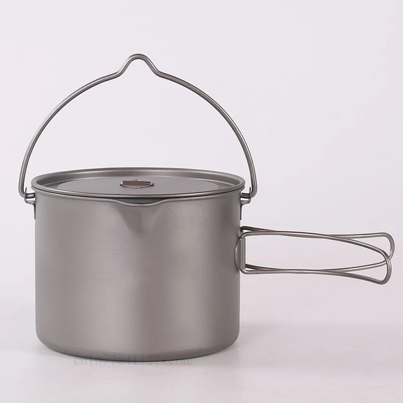 Set Peralatan Masak Camping Ti - Camping Hanging Cooking Pot ulasan dan harga