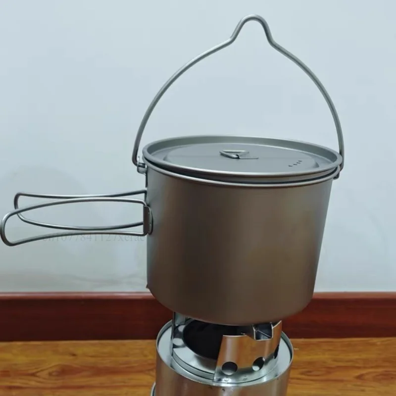 Set Peralatan Masak Camping Ti - Camping Hanging Cooking Pot ulasan dan harga
