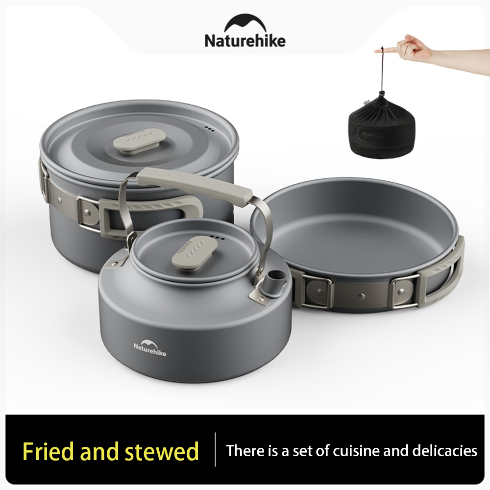 Naturehike Set panci luar ruan - Camping Hanging Cooking Pot ulasan dan harga